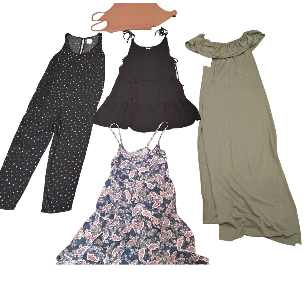 Womens Clothing Bundle Jumpsuit Dresses Bodysuit Hatch Xhilaration Mossimo Small